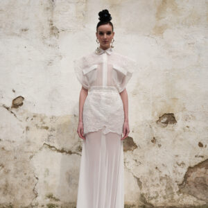  Falda y camisa gasa cristal